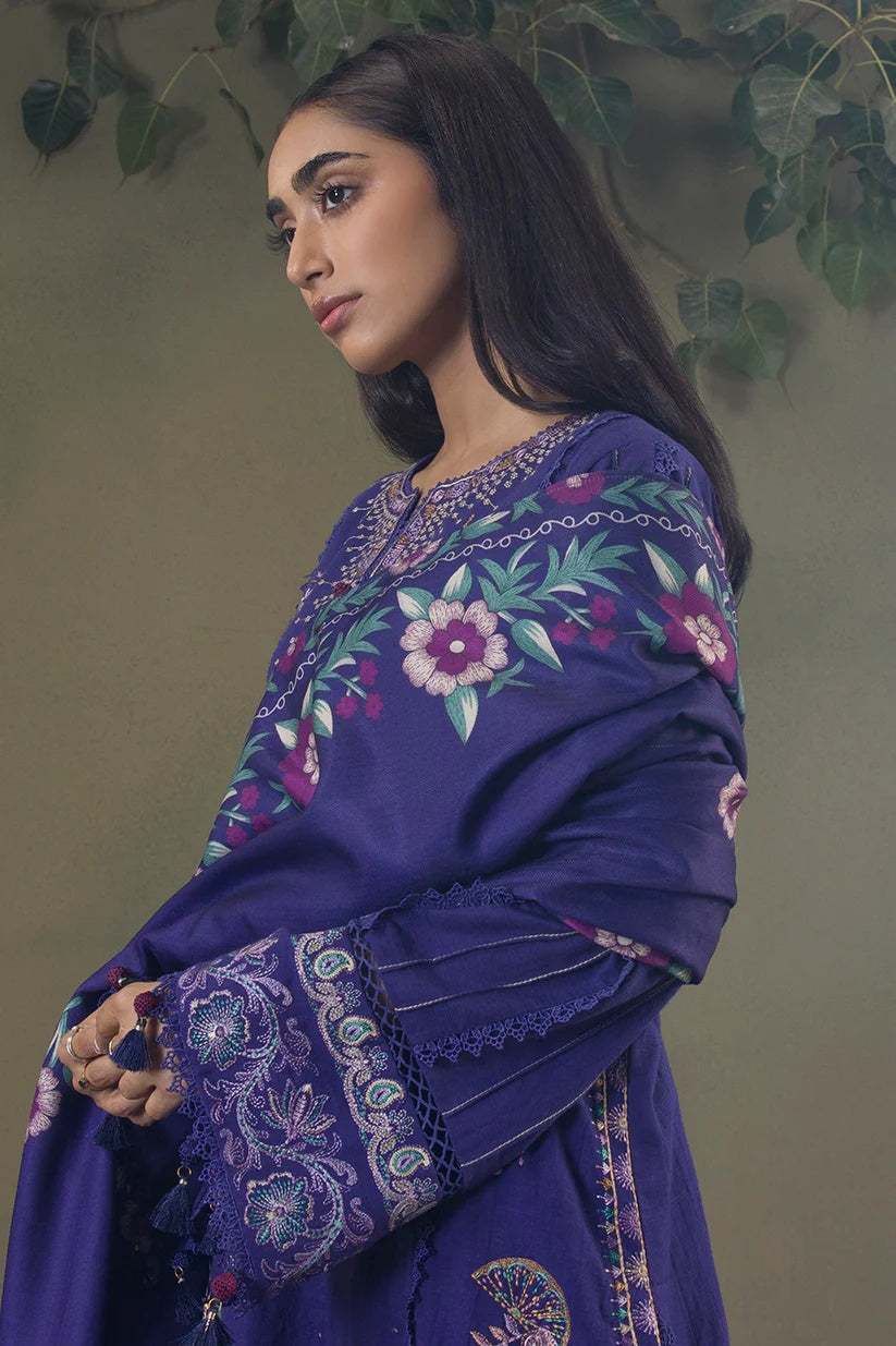 Embroidered Shirt Shalwar Shawl - WUW25E30237