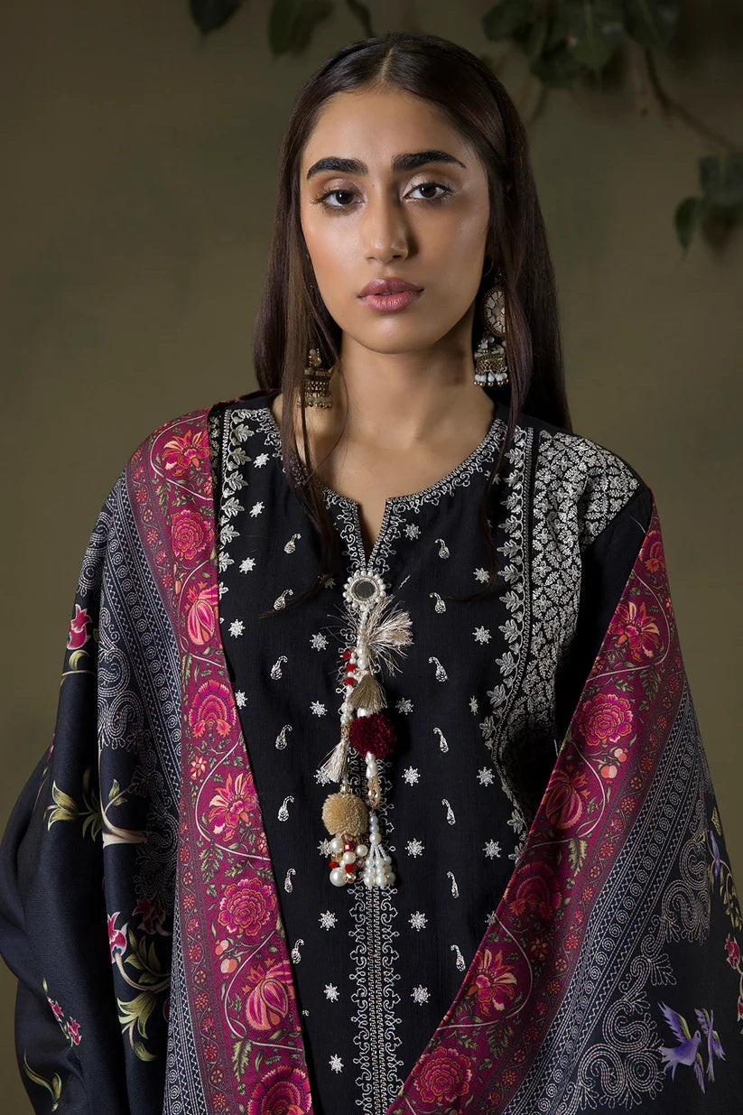Embroidered Shirt Shalwar Shawl - WUW25E30238