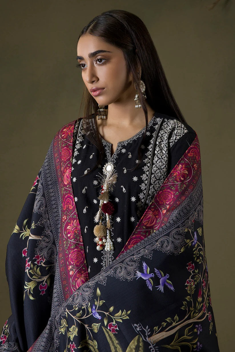 Embroidered Shirt Shalwar Shawl - WUW25E30238