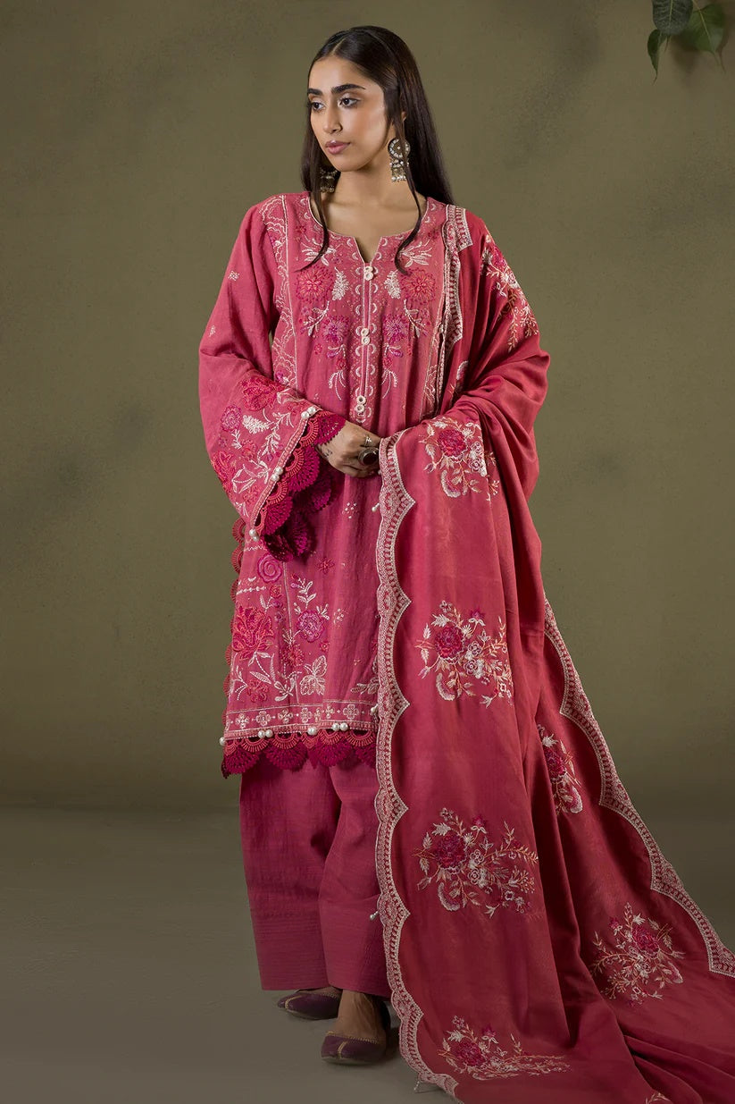 Embroidered Shirt Shalwar Shawl - WUW25E30240