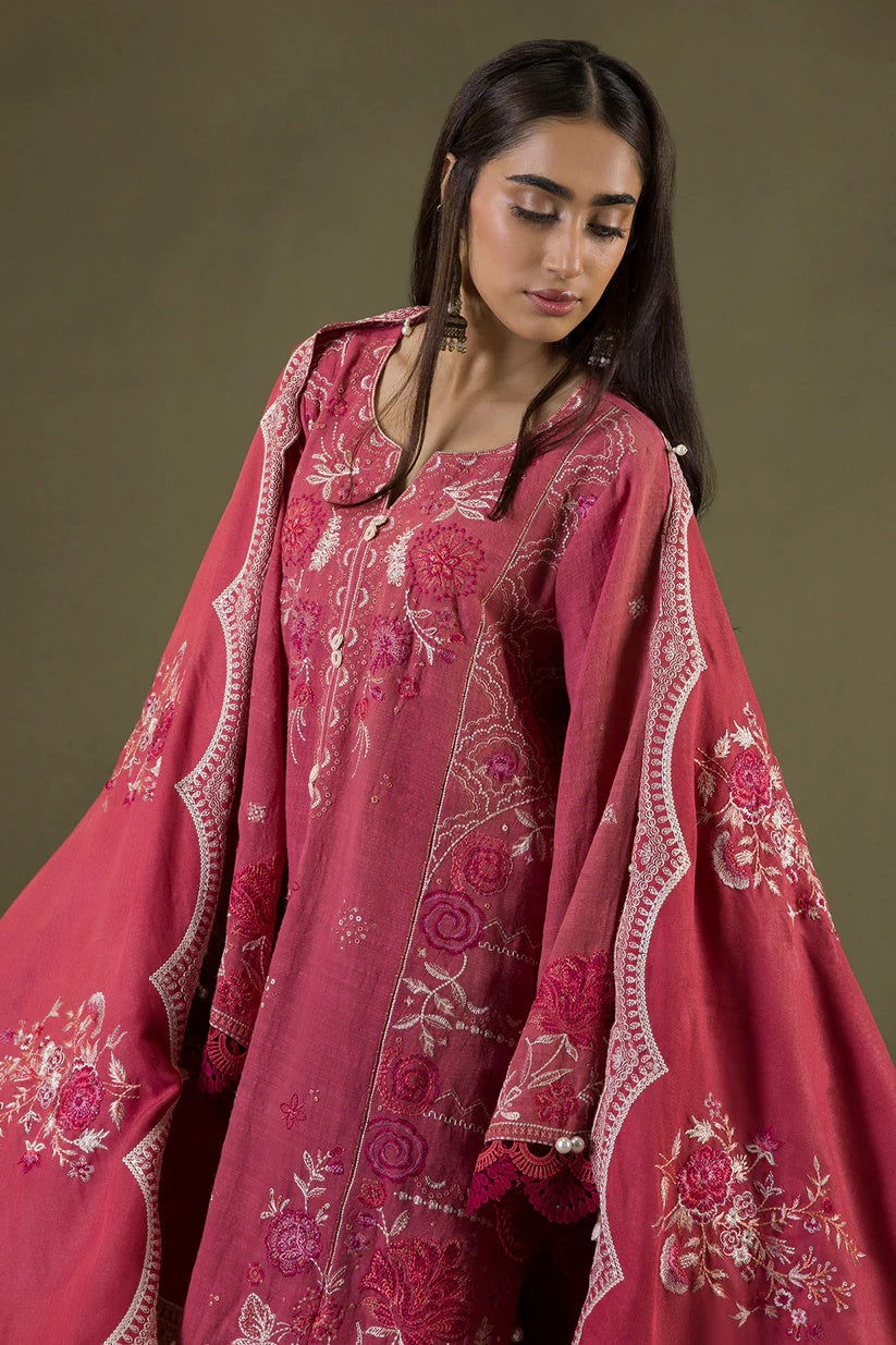 Embroidered Shirt Shalwar Shawl - WUW25E30240