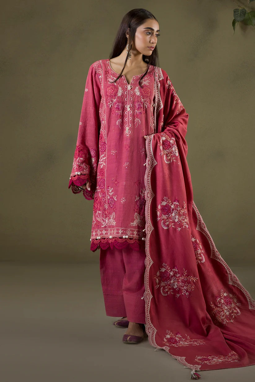 Embroidered Shirt Shalwar Shawl - WUW25E30240