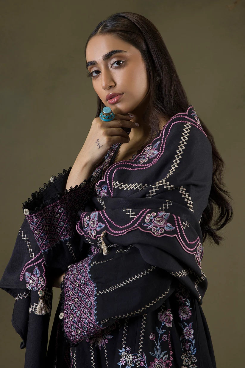 Embroidered Shirt Shalwar Shawl WUW25E30244