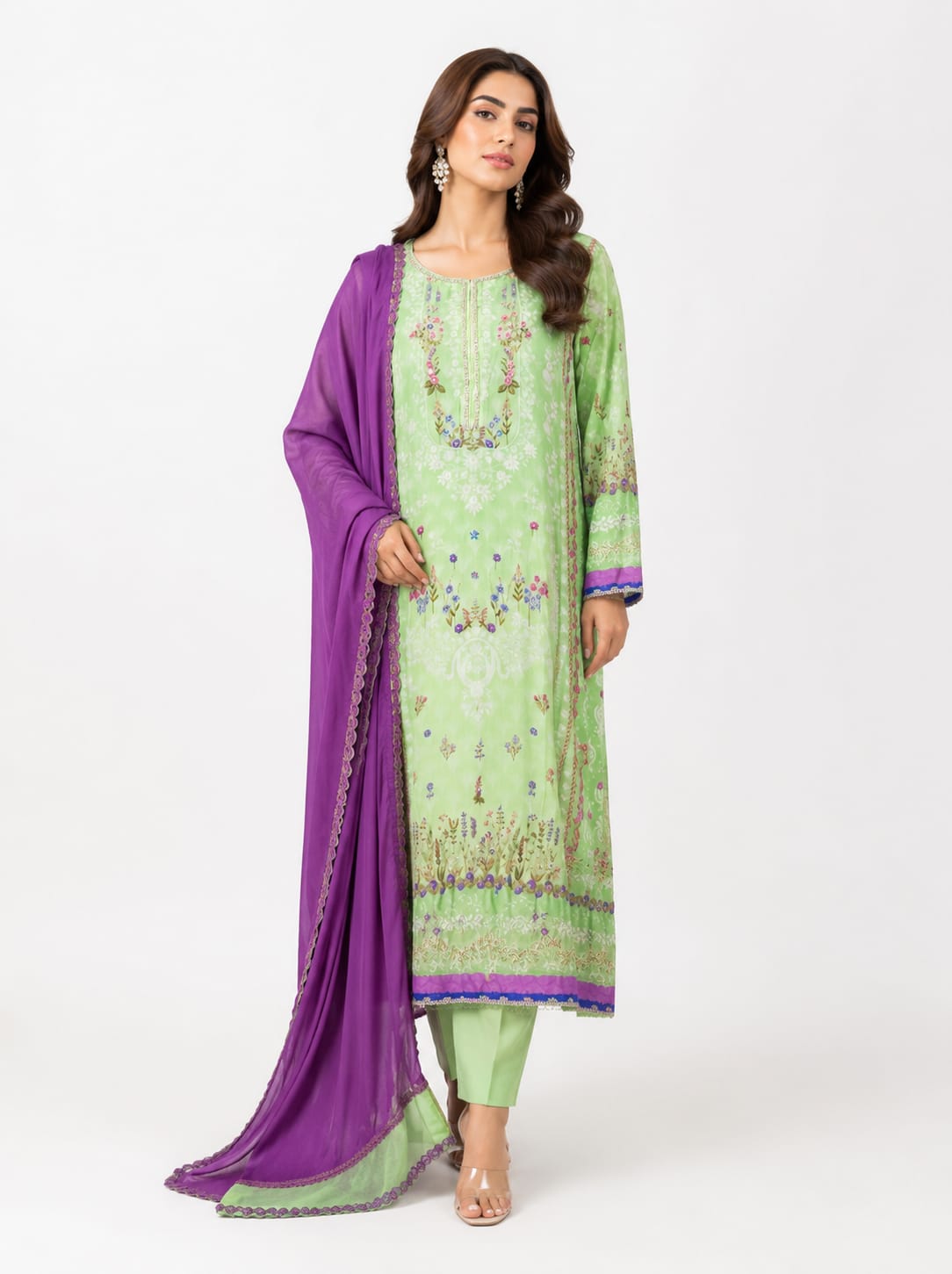 Lavender Meadow – Limited Edition Korean Raw Silk Suit