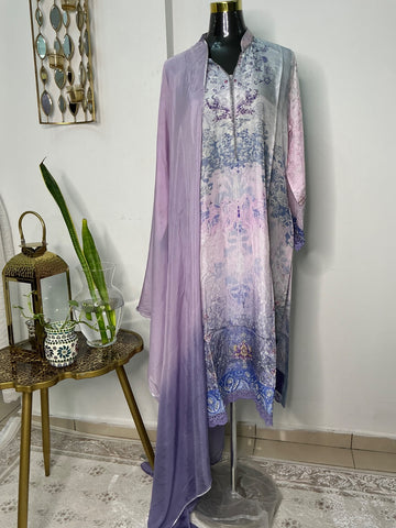 Korean Raw Silk Ready to wear