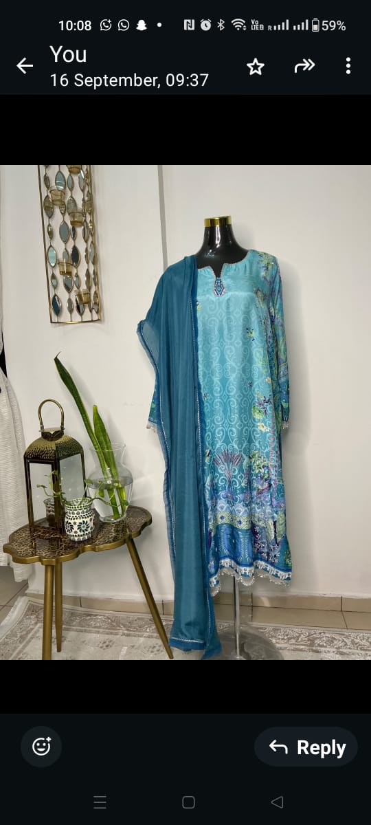 Korean Raw Silk ready to wear