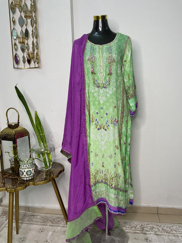 Korean Raw Silk rweady to wear