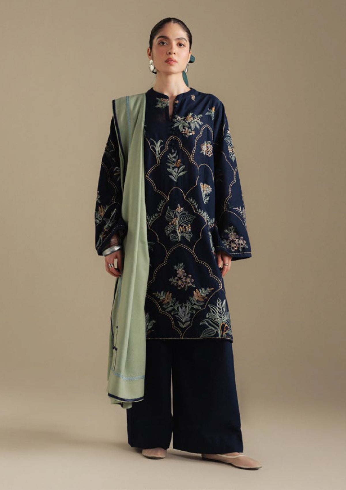 Coco by Zara Shahjahan AMBER-1B Unstitched Winter Collection 25