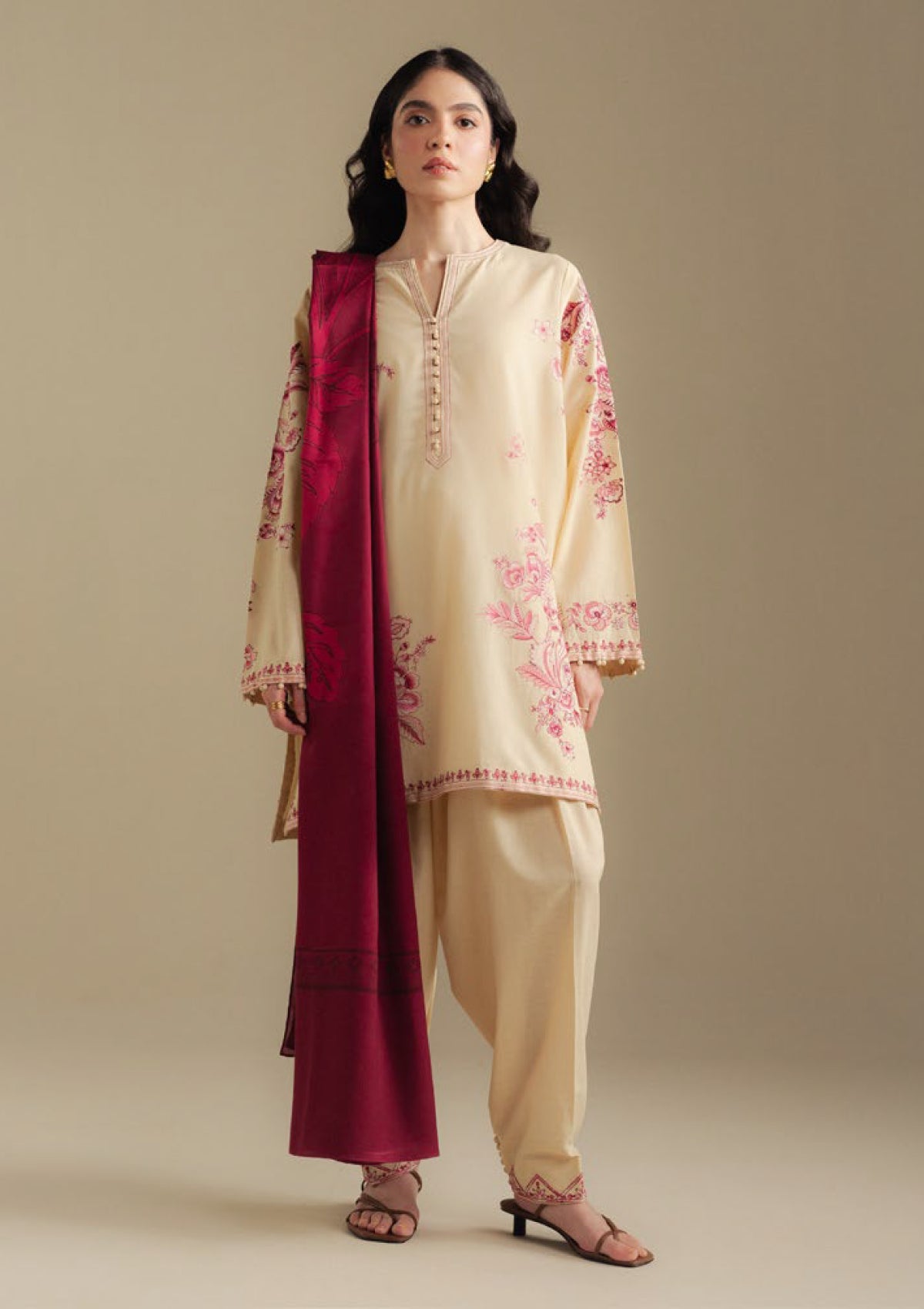 Coco by Zara Shahjahan SNOWDROP-10A Unstitched Winter Collection 25