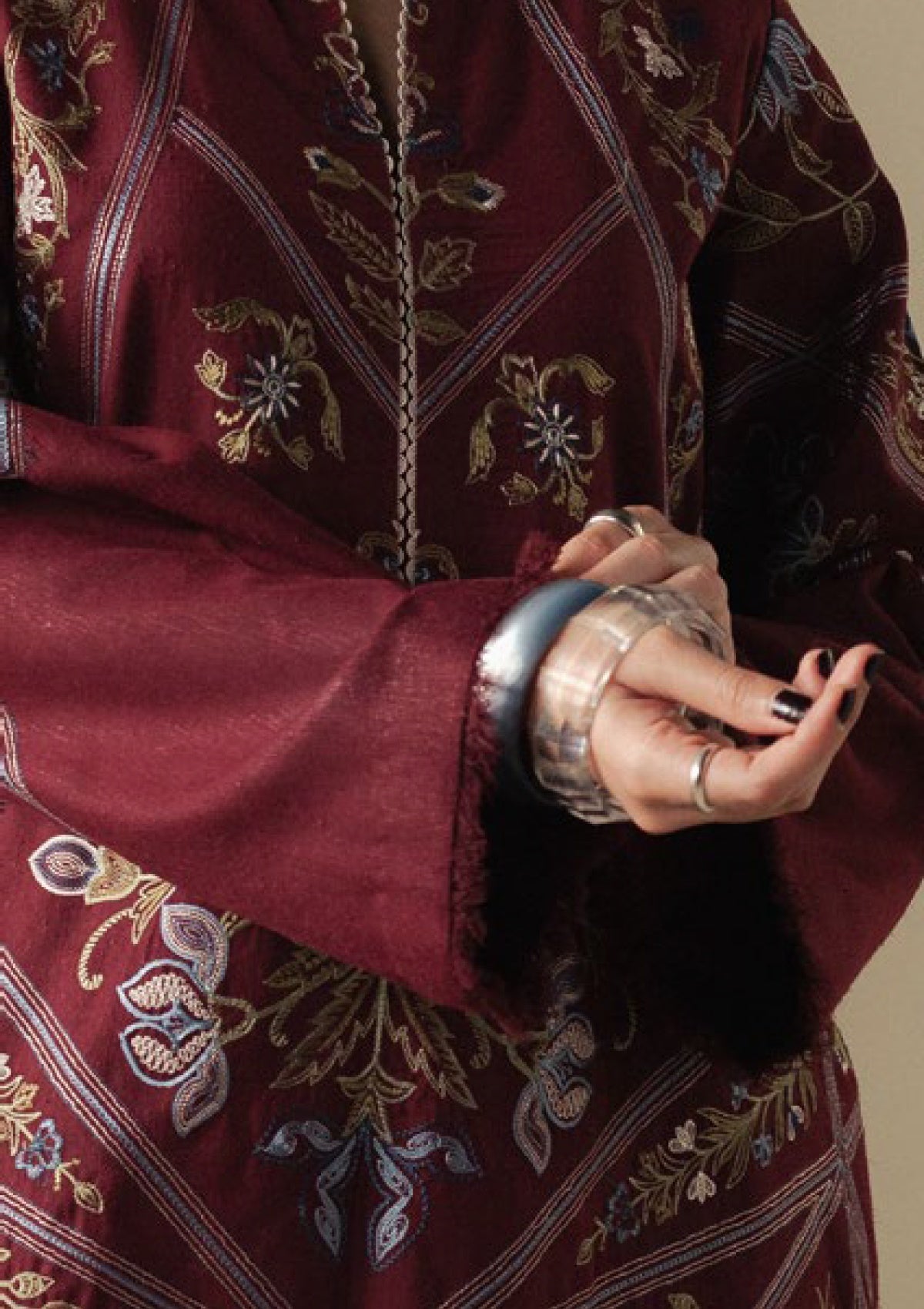 Coco by Zara Shahjahan CORAL-4B Unstitched Winter Collection 25