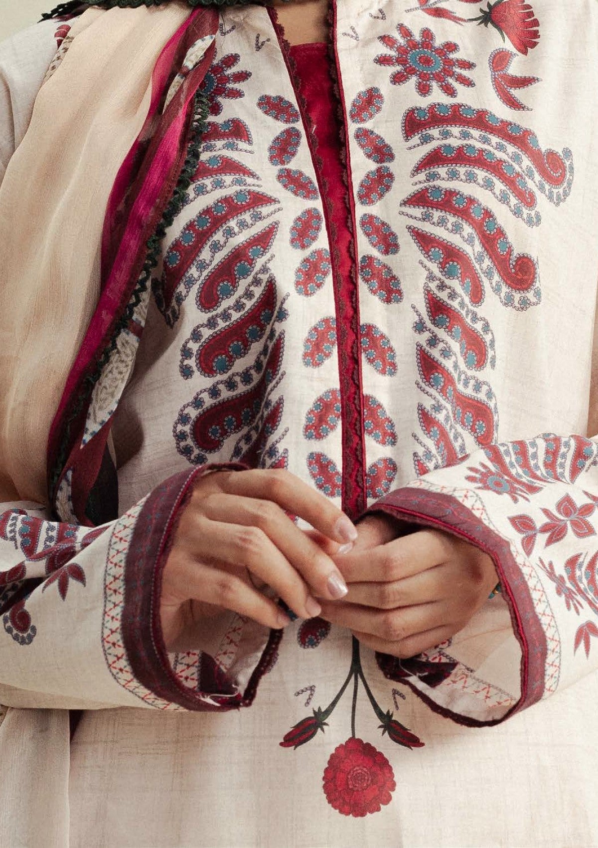 Coco by Zara shahjahan Lilt D7B Drop-4 Unstitched 25'