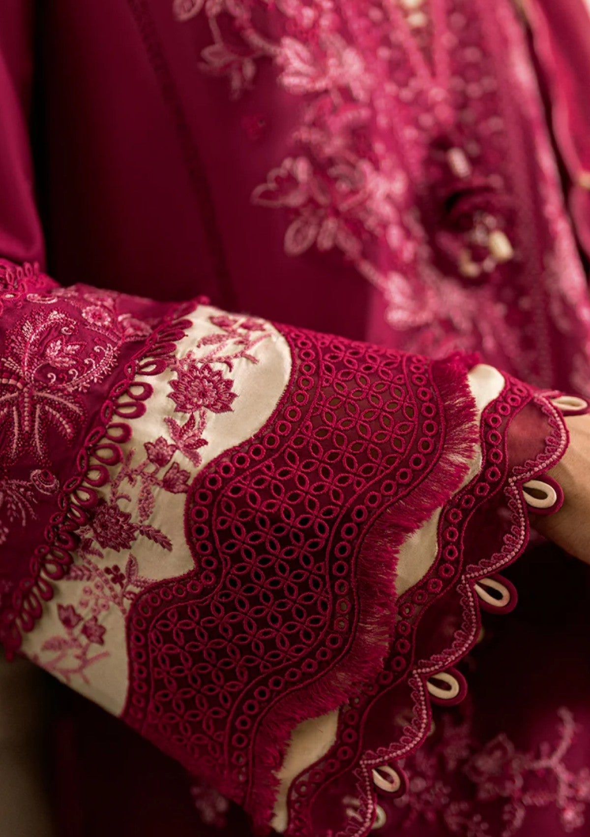 Qalamkar SB#02 Sameen Lawn Luxury Eid Edit 25