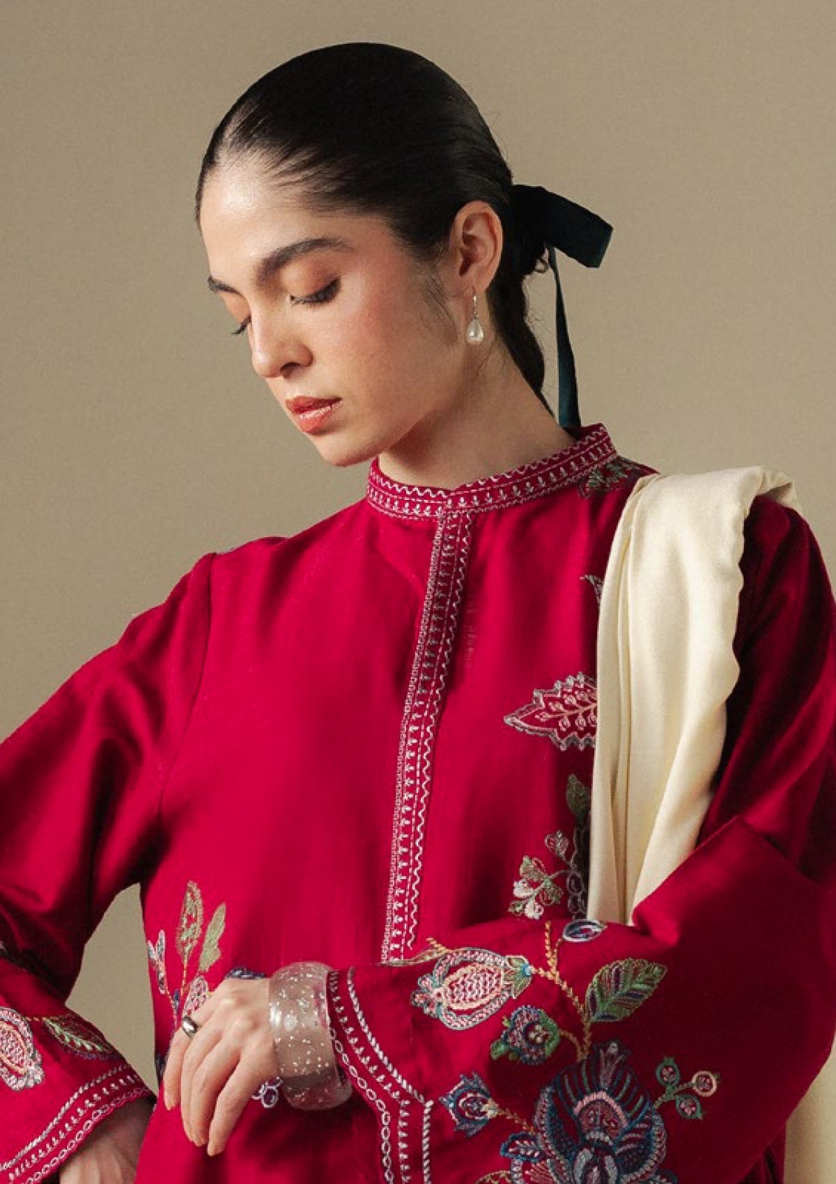 Coco by Zara Shahjahan BERRY-3B Unstitched Winter Collection 25