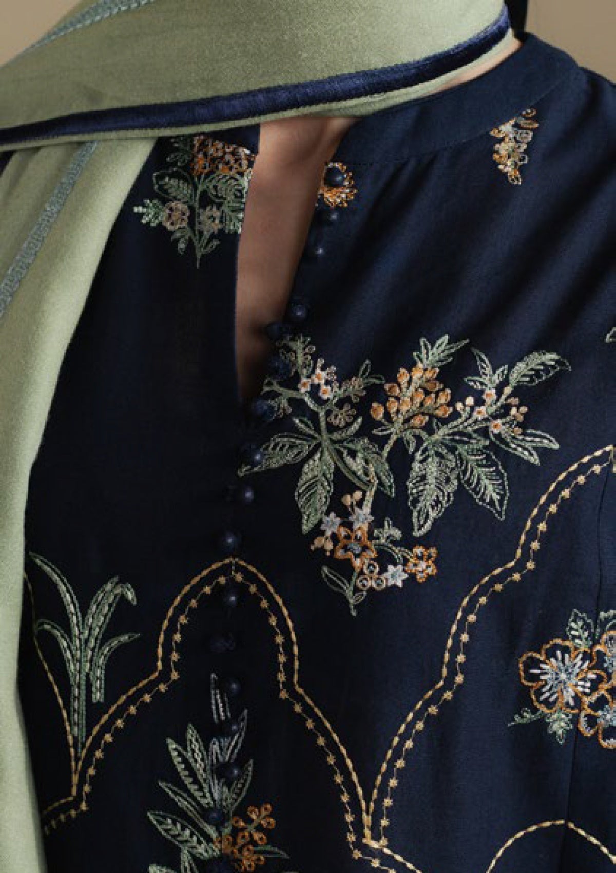 Coco by Zara Shahjahan AMBER-1B Unstitched Winter Collection 25