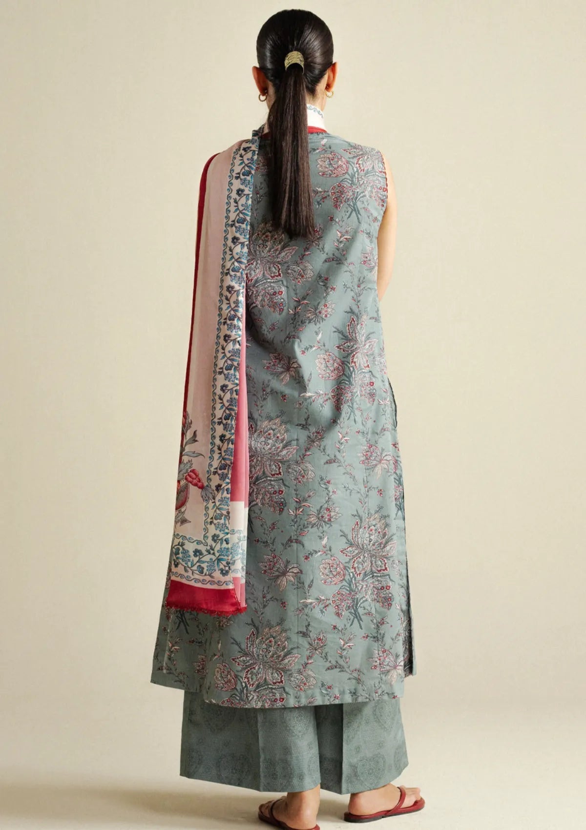 Coco by Zara shahjahan Daisy D8A Drop-4 Unstitched 25'