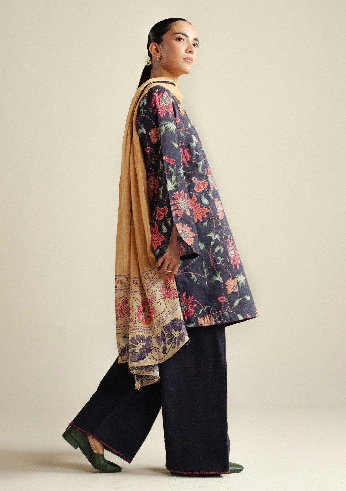 Coco by Zara shahjahan Meadow D1B Drop-4 Unstitched 25'