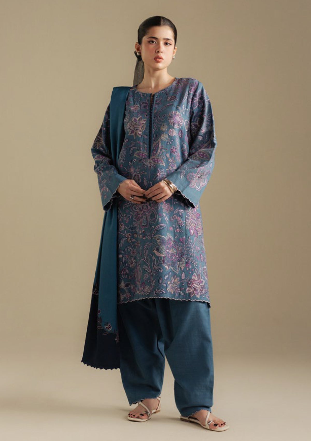 Coco by Zara Shahjahan MIST-2B Unstitched Winter Collection 25