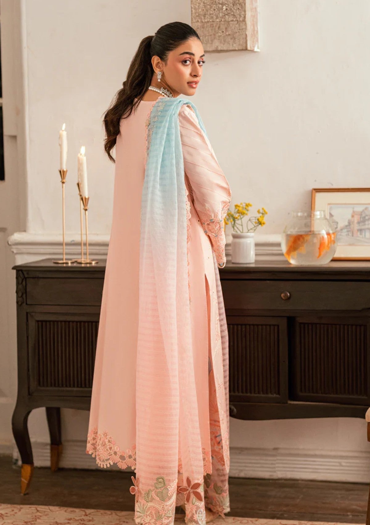 Qalamkar SB#05 Aleeza Lawn Luxury Eid Edit 25