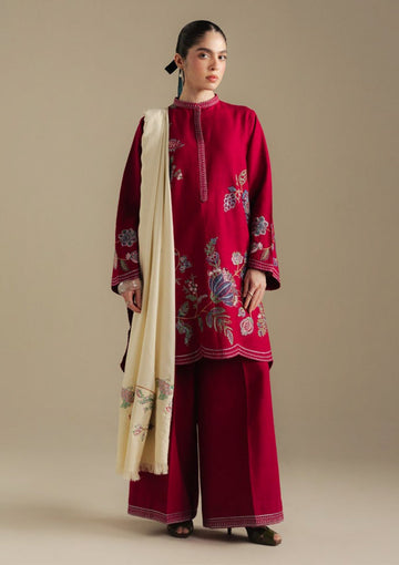 Coco by Zara Shahjahan BERRY-3B Unstitched Winter Collection 25