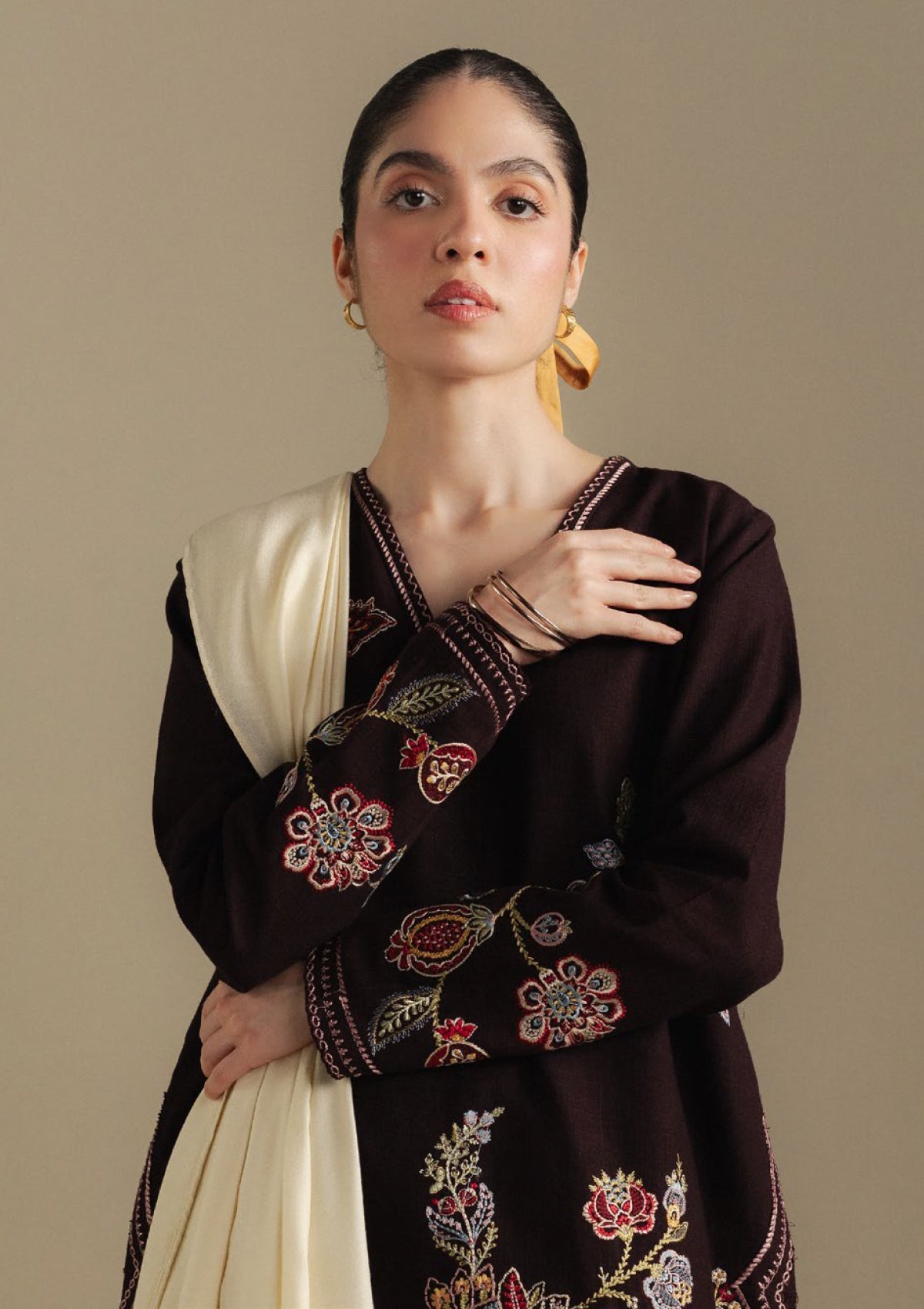 Coco by Zara Shahjahan BERRY-3A Unstitched Winter Collection 25