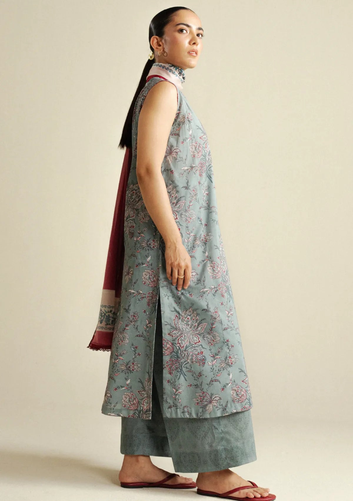 Coco by Zara shahjahan Daisy D8A Drop-4 Unstitched 25'